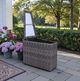Kingston® Casual Silver Oak Aluminum Outdoor Wedge Table-3
