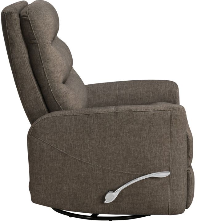 New Classic® Home Furnishings Takami Chocolate Manual Swivel Recliner-4