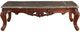 ACME Furniture Eustoma Marble Top Coffee Table with Walnut Base-2