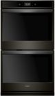 Whirlpool® 27" Print Resist Black Stainless Electric Built In Double Oven-0