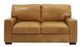 Soft Line York Saddle All Leather Loveseat-1