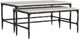 Coaster® Ebby 2-Piece White Nesting Coffee Table with Black Base Set-0