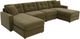 Drew & Jonathan Home ModularOne New Horizon 4-Piece Moss Modular Chaise Sectional-0