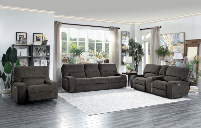 Homelegance Borneo Manual Double Reclining Sofa-3