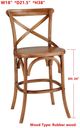 Forty West Bennett Medium Brown X-Back Counter Stool-1