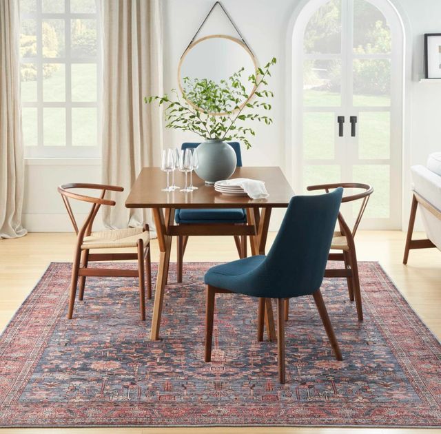 Nourison Home™ Grand Washables Navy Brick 5'x7' Area Rug-1