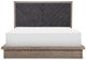 Legacy Classic Halifax Flax/Java King Upholstered Panel Bed-2