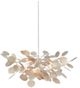 Currey & Company Lunaria Contemporary Silver Leaf Small Chandelier-0