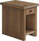 Intercon Landmark Weathered Oak Chairside Table-0