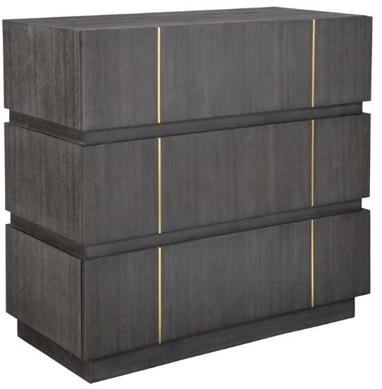 Uttermost® Between the Lines Dark Walnut Accent Chest-0