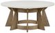 Liberty Furniture Berkley Square Linen Round Cocktail Table with Khaki Base-3