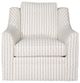 Vanguard® Furniture American Bungalow Nicholas Riddler Onyx Barrel Back Swivel Chair-2