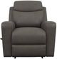 La-Z-Boy® Emmons Pewter Leather Manual Wall Recliner-1