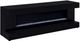 Coaster® Mallory Black High Gloss TV Stand Fireplace Console-0