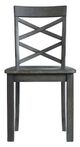 Elements International Renegade Grey Dining Side Chair-0