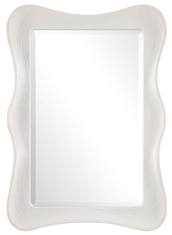 Uttermost® Whitehaven White Rectangular Mirror-0