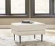 Signature Design by Ashley® Hazela Sandstone Ottoman-4
