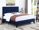 Emerald Home Amelia Navy Full Upholstered Panel Bed-1