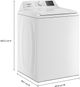 Whirlpool® 4.9 Cu. Ft. White 2-in-1 Removable Agitator Top Load Washer-3