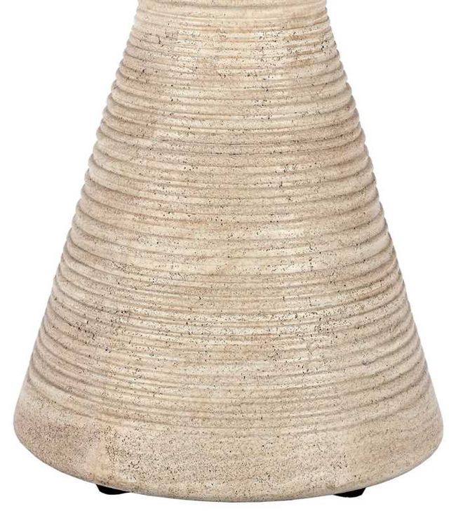 Classic Home Fern Beige Concrete Outdoor Accent Table-3