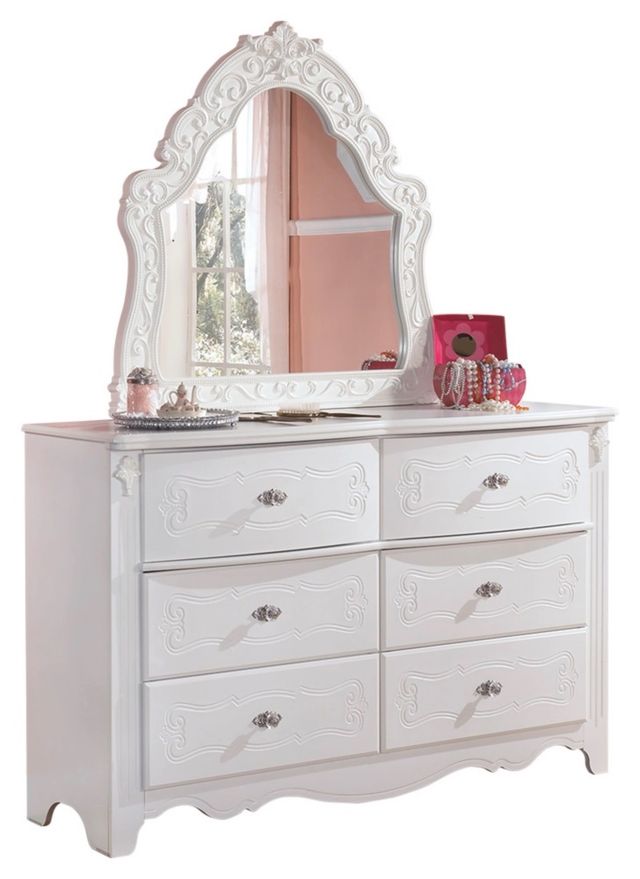 Signature Design by Ashley® Exquisite White Youth Bedroom Mirror-1