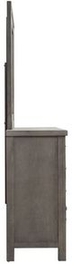 Liberty Modern Farmhouse Dusty Charcoal Dresser and Mirror-3
