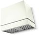 La Cornue Cornufé Loge 36" Pure White Wall Mounted Range Hood with Polished Chrome Trim-0