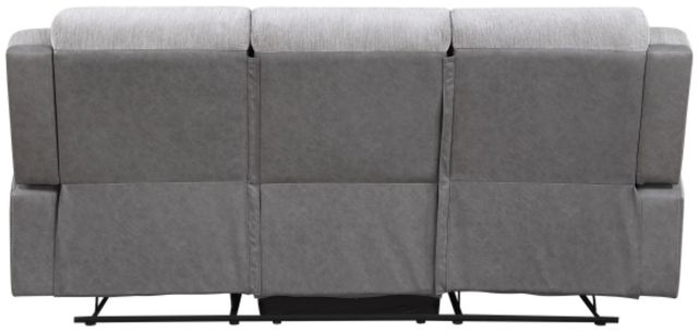 Homelegance® Harriette Gray Double Manual Reclining Sofa-3
