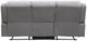 Homelegance® Harriette Gray Double Manual Reclining Sofa-3