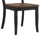 Bernards Halsey Black/Brown Casual Side Chair-2