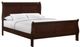 Elements International Louis Philippe Cherry Queen Panel Bed-0