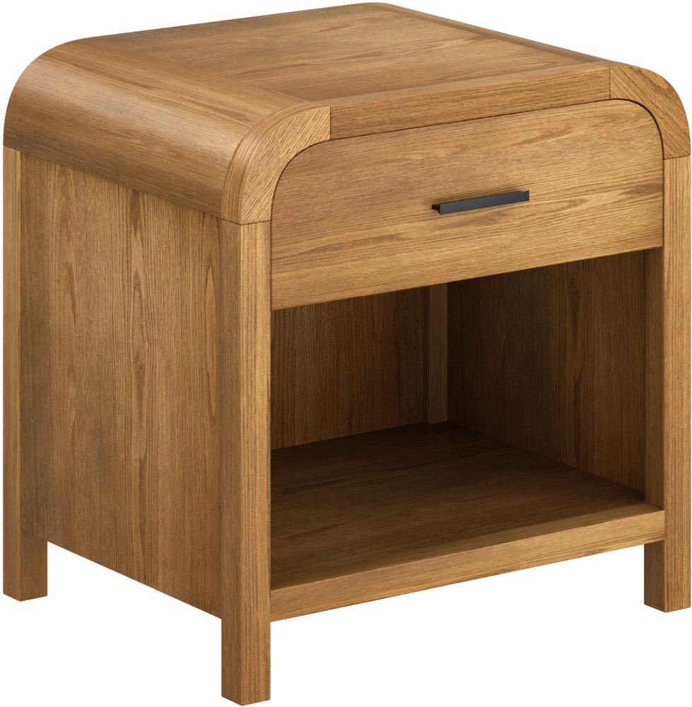 Worldwide Homefurnishings Inc. Bowman Natural 1-Drawer Nightstand