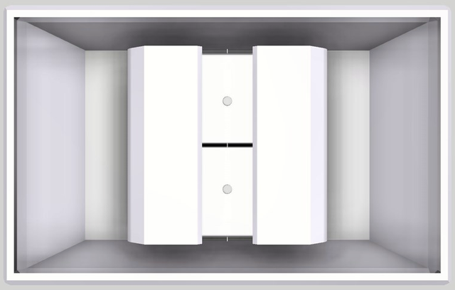 Vent-A-Hood® 54" White Island Range Hood-2