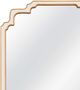 Bassett Mirror Wilmot Ant Gold Leaf/Cream Wall Mirror-3