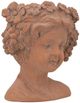 A & B Home 6-Piece Brown Outdoor Head Bust Planter Set-0