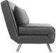A & B Home Charcoal Gray Sofa Bed-3