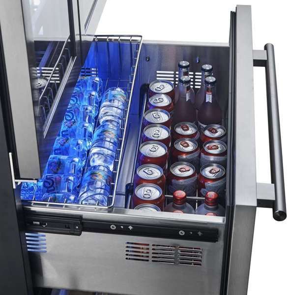 FORNO® Campania Alta Qualita 17.7 Cu. Ft. Stainless Steel Wine Column-6