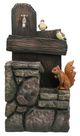A & B Home Gray 2-Tier Outdoor Decorative Water Fountain-1