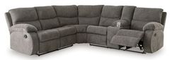 Signature Design by Ashley® Museum 2-Piece Pewter Reclining Sectional