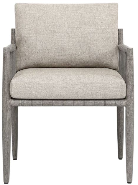 Uttermost® Borneo Dark Gray/Dove Wooden Outdoor Dining Chair-3