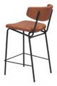 Zuo Modern Sharon Vintage Brown Counter Chair-3