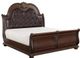 Mazin Furniture Cavalier Dark Cherry Eastern King Sleigh Bed-1
