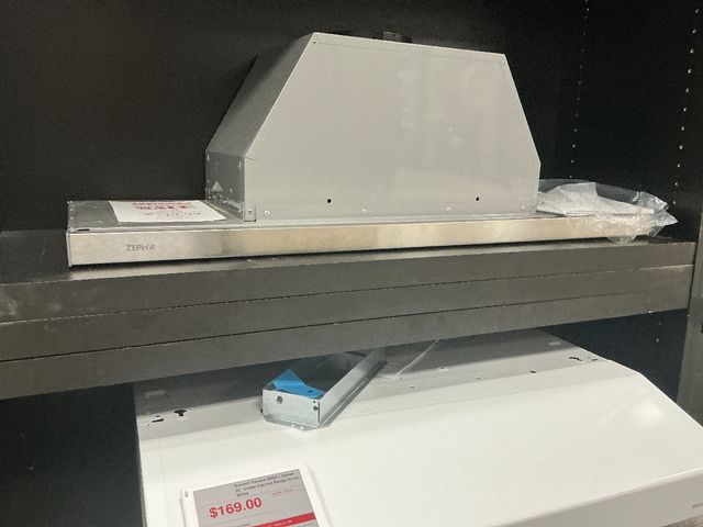 Zephyr Pisa 35.88" Stainless Steel Trim Under Cabinet Wall Ventilation-SER# 47BMZ-0