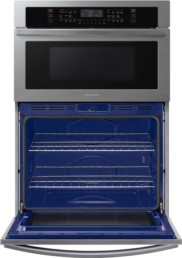 Samsung 30" Stainless Steel Oven/Microwave Combo Electric Wall Oven-2