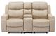 Mazin Furniture Bradford Buff Manual Reclining Loveseat-1