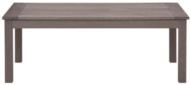 Signature Design by Ashley® Hillside Barn Brown Resin Outdoor Cocktail Table-1
