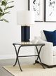 Kincaid® Milan-Acquisitions Glass Top End Table with Gray Base-3