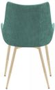 Armen Living Avery Gold/Teal Dining Room Chair-3