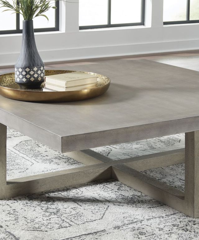 Signature Design by Ashley® Lockthorne Grey Coffee Table-1