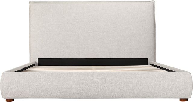 Moe's Home Collection Luzon Light Grey Tall Headboard King Bed-1